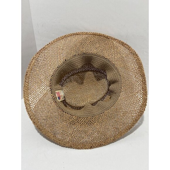 Vintage the Walt Disney Straw Hat Men made in USA one size Explorer Donald Duck - Picture 8 of 8